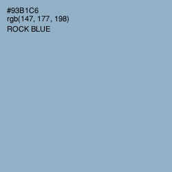 #93B1C6 - Rock Blue Color Image
